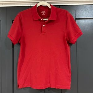 Red J. Crew polo